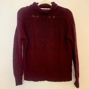 New Burgundy Sweater — from “Toad and Co.”